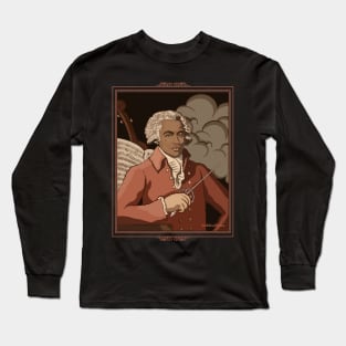 Portrait of Joseph Bologne Chevalier de Saint-Georges Long Sleeve T-Shirt